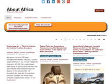Tablet Screenshot of about-africa.de